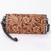 ADBGA808 American Darling Hand Tooled Floral Carved Leather Small Cross body Bag