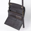 ADBGA808 American Darling Hand Tooled Floral Carved Leather Small Cross body Bag