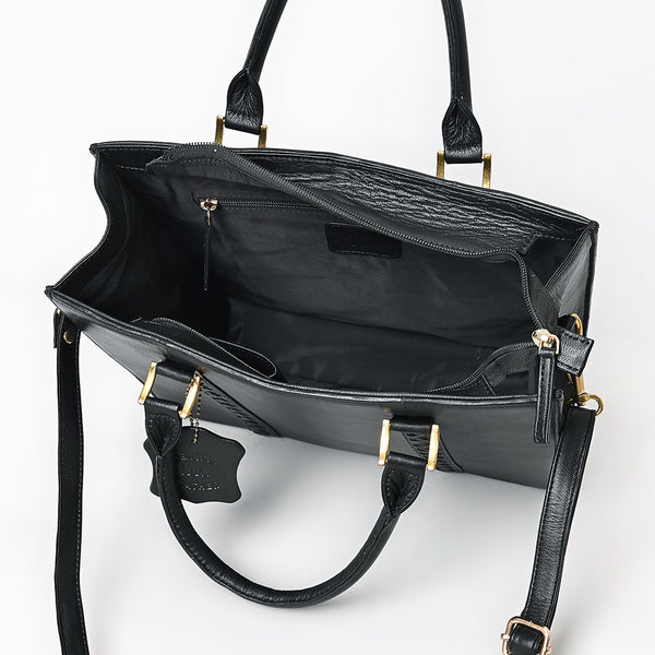 NMBGM199D Briefcase Genuine Western Leather Women Bag