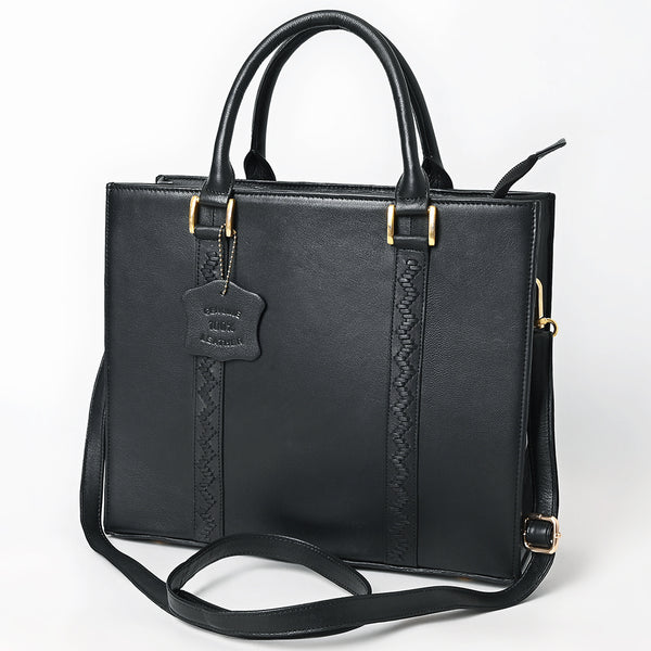 NMBGM199D Briefcase Genuine Western Leather Women Bag