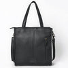 ADBG1751 American Darling Hair-On Cowhide Tote Bag with Braided Handles and Tassels