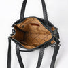 ADBG1751 American Darling Hair-On Cowhide Tote Bag with Braided Handles and Tassels