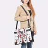 ADBG1757 American Darling Western Rivets Embossed Leather Tote Bag with Handcrafted Detailing