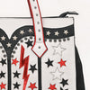 ADBG1757 American Darling Western Rivets Embossed Leather Tote Bag with Handcrafted Detailing