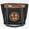 ADBGA814 American Darling Hand Tooled Leather Tote Bag Quilted Floral Carved