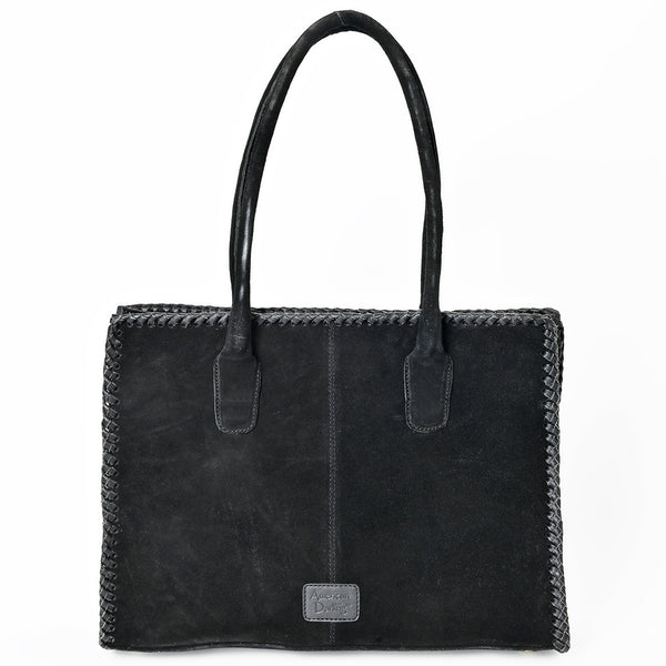 ADBGA819 American Darling Handcrafted Suede Tote Bag with Boot Stitched Embroidery