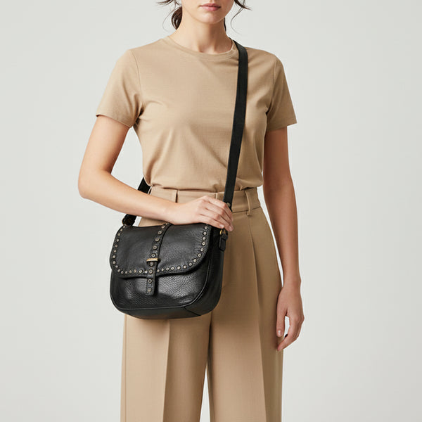SWC155 Antique Brass Crossbody Bag