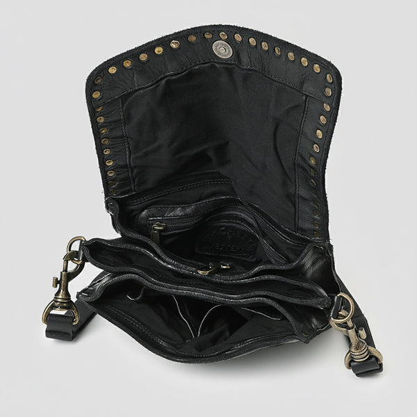 SWC169 Studded Flap Western Crossbody