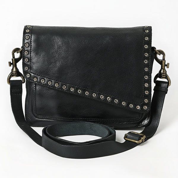 SWC169 Studded Flap Western Crossbody