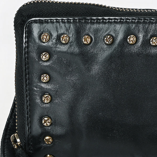 SWC212 Cuorina - Luxury Leather Riveted Wristlet