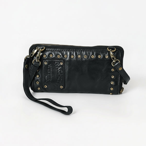 SWC212 Cuorina - Luxury Leather Riveted Wristlet