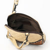 ADBG1679 American Darling Quilted Leather Crossbody | Hand-Tooled Floral Accent Bag