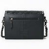 ADBG1767 American Darling Western Hand-Tooled Floral Envelop Bag - Quilted Leather Crossbody