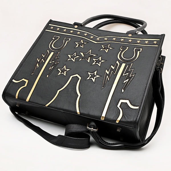 ADBG1768 American Darling Western Genuine Leather Tote Bag Handcrafted Full Grain Leather Carryall