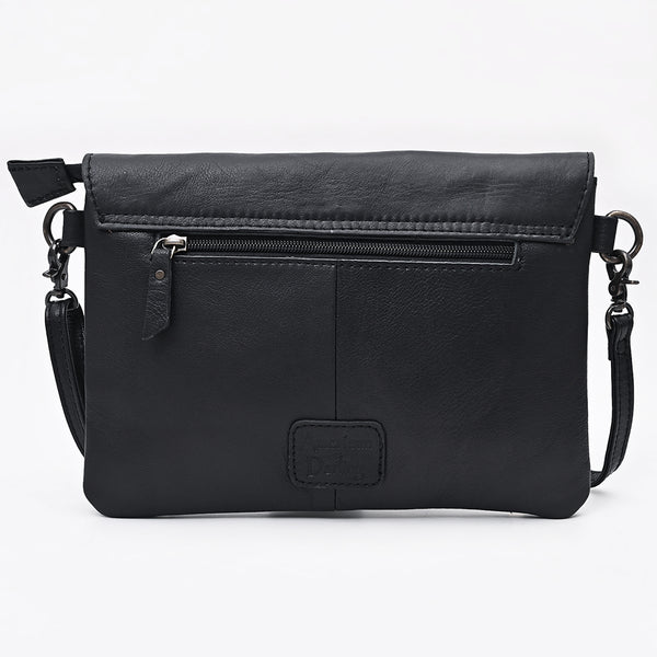 ADBG1769 American Darling Western Leather Envelop Bag - Handcrafted Vegetable-Tanned Crossbody