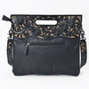 ADBG1770 American Darling Western Hand-Tooled Floral Clutch Bag - Premium Genuine Leather Crossbody