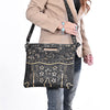 ADBG1770 American Darling Western Hand-Tooled Floral Clutch Bag - Premium Genuine Leather Crossbody
