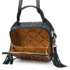 ADBGA828 American Darling Hand Tooled Floral Large Cross body Bag with Fringes
