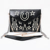 ADBGA831 American Darling Handcrafted Embroidered Leather Envelope Bag