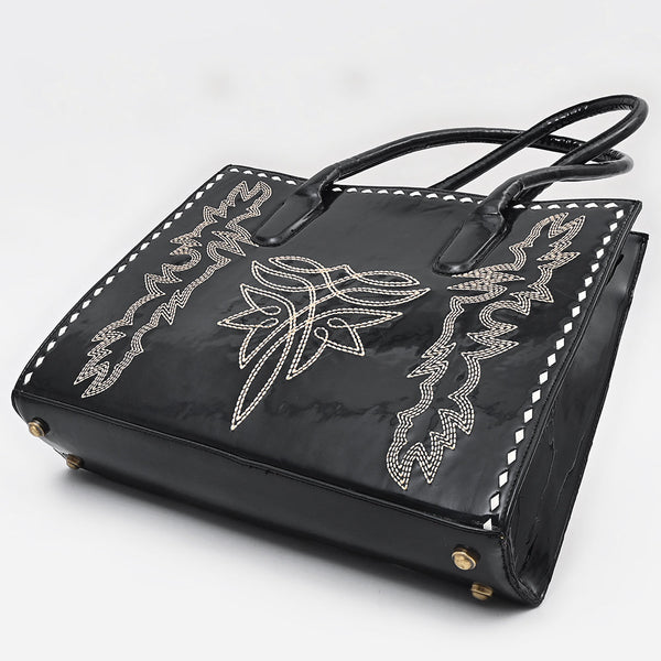 ADBGA834 American Darling Embroidered Buck-stitched Western Leather Tote Bag