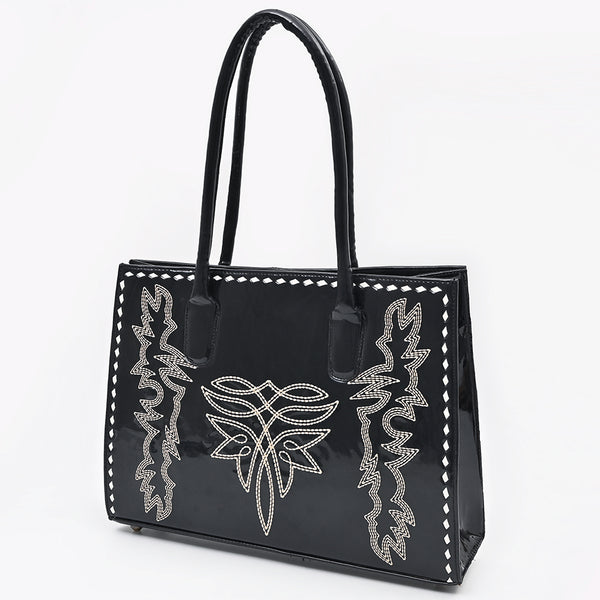 ADBGA834 American Darling Embroidered Buck-stitched Western Leather Tote Bag
