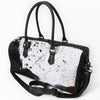 ADBG1779 American Darling Western Hair-On Cowhide Duffel Bag - Handcrafted Leather Travel Bag