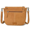 ADBGA836 American Darling Genuine Suede Leather Fringe Cross body Bag with Embroidery