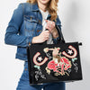 ADBGA842 American Darling Handcrafted Embroidered Western Genuine Leather Tote Bag