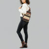 ADBG1788 American Darling Western Sling Bag - Handcrafted Woven Saddle Blanket Leather Crossbody