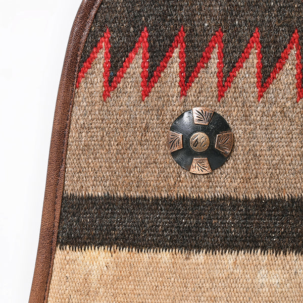 ADBG1788 American Darling Western Sling Bag - Handcrafted Woven Saddle Blanket Leather Crossbody