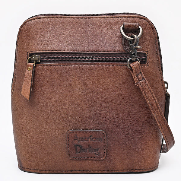 ADBG1791 American Darling Western Hair-On Cowhide Cross Body Bag - Handcrafted Leather Purse