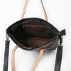 ADBG1793 American Darling Hand-Tooled Floral Tote Bag - Quilted Western Leather Handbag