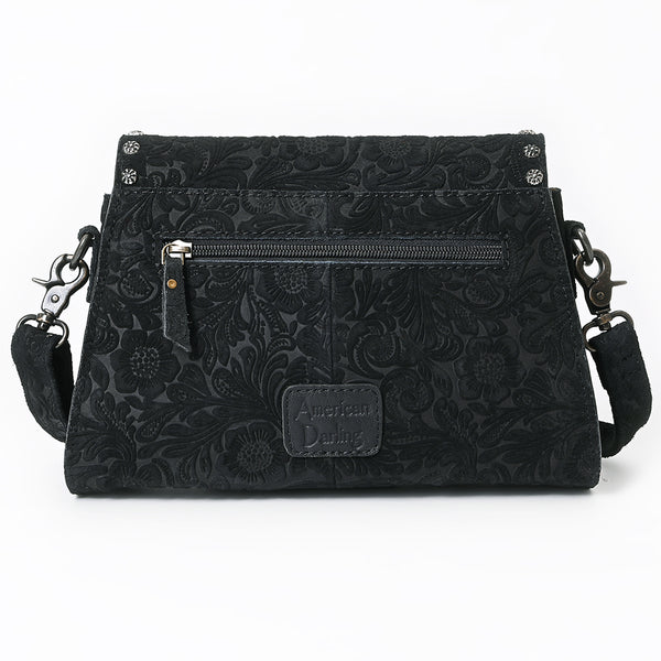 ADBG1797 American Darling Small Cross body Bag - Handcrafted Damascus Embossed Western Leather Purse