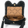 ADBG1797 American Darling Small Cross body Bag - Handcrafted Damascus Embossed Western Leather Purse