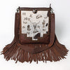 ADBGM746 Crossbody Hair-OnGenuine Western Leather Women Bag