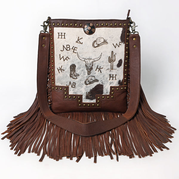 ADBGM746 Crossbody Hair-OnGenuine Western Leather Women Bag