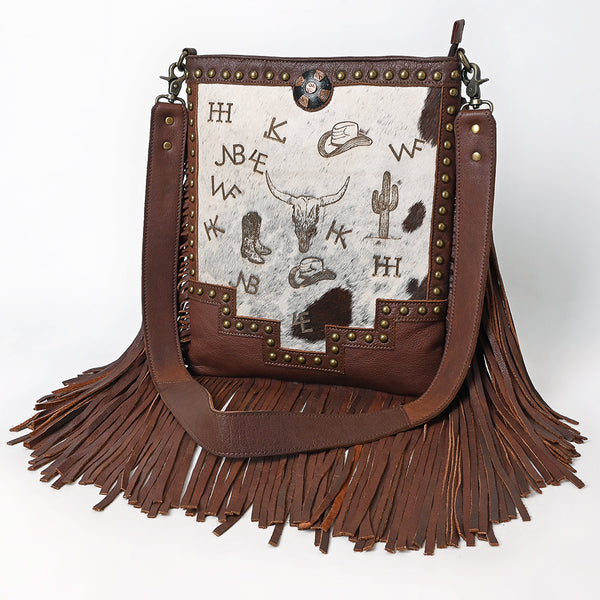 ADBGM746 Crossbody Hair-OnGenuine Western Leather Women Bag