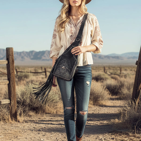 ADBGM747 Sling Genuine Western Leather Women Bag