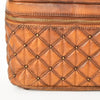 ADBGM756 American Darling Quilted Genuine Leather Jewelery Case with Stitched Detail