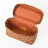 ADBGM756 American Darling Quilted Genuine Leather Jewelery Case with Stitched Detail