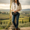 ADBGM760 Crossbody Chain Strap Genuine Western Leather Women Bag