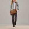 ADBGM767 Envelope Genuine Leather Women Bag