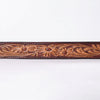 ADBLF362 Beautifully Hand Tooled Genuine American Leather Belt Men and Women