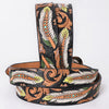 ADBLF367 Beautifully Hand Tooled Genuine American Leather Belt Men and Women