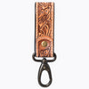 ADKR218GHand Tooled Genuine Leather Wristlet Key Ring