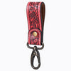 ADKR218HHand Tooled Genuine Leather Wristlet Key Ring