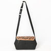 ADBGA856 American Darling Quilted Leather Crossbody Bag-Tooled Floral Flap with Western Strap