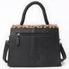 ADBG1798 American Darling Hand Tooled Floral Quilted Leather Messenger Bag