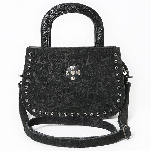 ADBG1799 American Darling Damascus Floral Embossed & Hand Tooled Leather Western Tote Bag