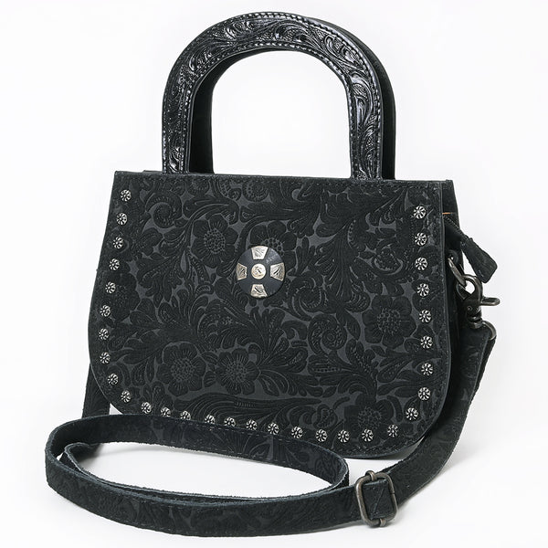 ADBG1799 American Darling Damascus Floral Embossed & Hand Tooled Leather Western Tote Bag